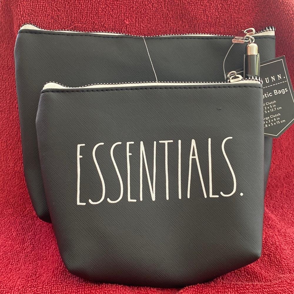 Rae Dunn cosmetics bag-2 pcs set